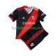 Günstige Fußball Trikotsatz River Plate Kinder Ausweichtrikot 2023-2024 Kurzarm