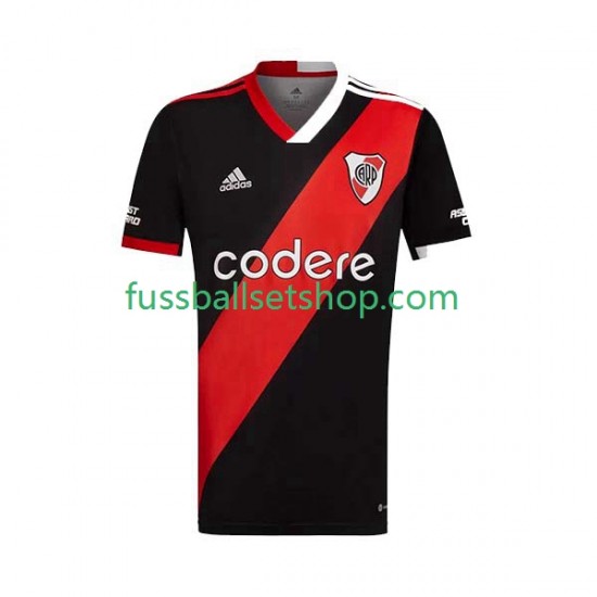 Günstige Fußball Trikotsatz River Plate Herren Ausweichtrikot 2023-2024 Kurzarm