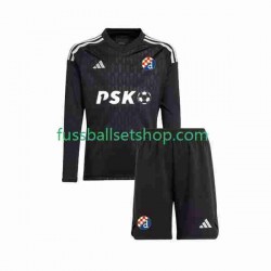Günstige Fußball Trikotsatz Dinamo Zagreb Torwart Kinder Auswärtstrikot 2023-2024 Langarm