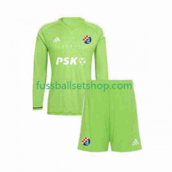 Günstige Fußball Trikotsatz Dinamo Zagreb Torwart Kinder Heimtrikot 2023-2024 Langarm