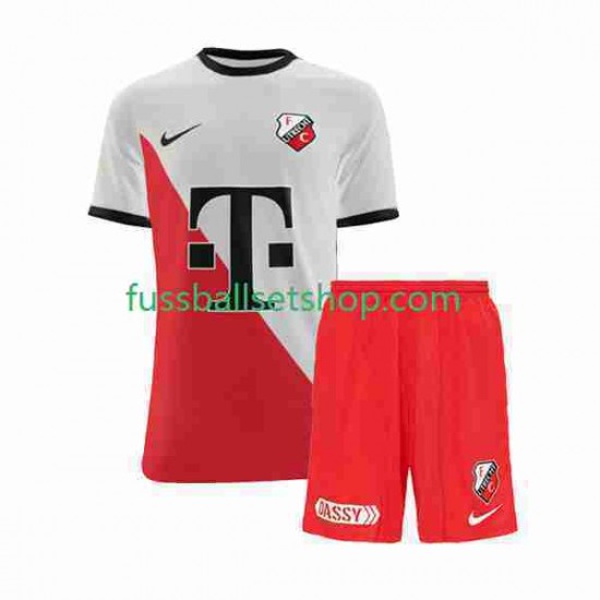 Günstige Fußball Trikotsatz FC Utrecht Kinder Heimtrikot 2022-2023 Kurzarm
