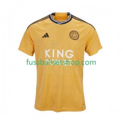 Günstige Fußball Trikotsatz Leicester City Herren Ausweichtrikot 2023-2024 Kurzarm
