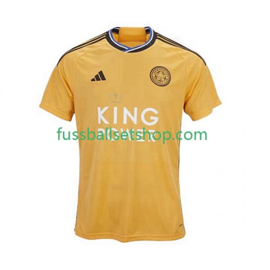 Günstige Fußball Trikotsatz Leicester City Herren Ausweichtrikot 2023-2024 Kurzarm