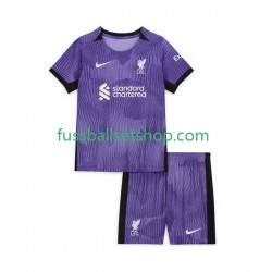 Günstige Fußball Trikotsatz Liverpool Kinder Ausweichtrikot 2023-2024 Kurzarm