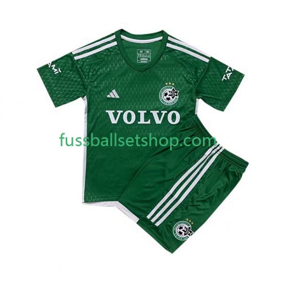Günstige Fußball Trikotsatz Maccabi Haifa Kinder Heimtrikot 2023-2024 Kurzarm