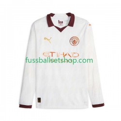 Günstige Fußball Trikotsatz Manchester City Herren Auswärtstrikot 2023-2024 Langarm