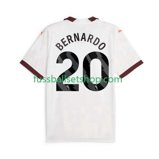 Günstige Fußball Trikotsatz Manchester City Bernardo Silva 20 Herren Auswärtstrikot 2023-2024 Kurzarm