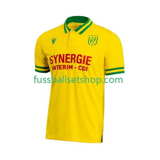 Günstige Fußball Trikotsatz Nantes Herren Heimtrikot 2023-2024 Kurzarm