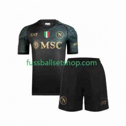 Günstige Fußball Trikotsatz SSC Neapel Kinder Ausweichtrikot 2023-2024 Kurzarm