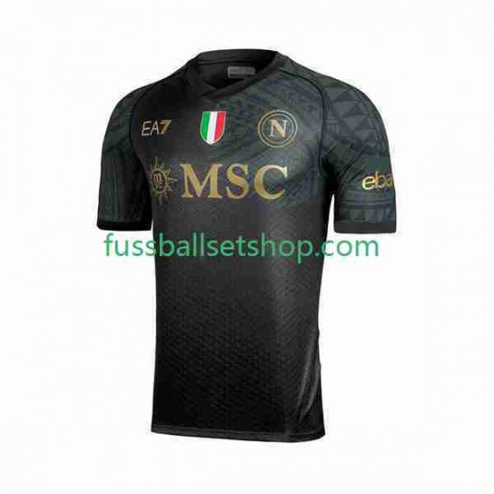 Günstige Fußball Trikotsatz SSC Neapel Herren Ausweichtrikot 2023-2024 Kurzarm