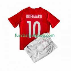 Günstige Fußball Trikotsatz Norwegen ODEGAARD 10 Kinder Heimtrikot 2022 Kurzarm
