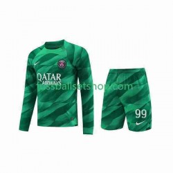 Günstige Fußball Trikotsatz Paris Saint-Germain Donnarumma 99 Torwart Kinder Heimtrikot 2023-2024 Langarm