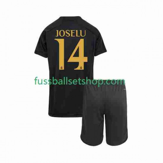 Günstige Fußball Trikotsatz Real Madrid Joselu 14 Kinder Ausweichtrikot 2023-2024 Kurzarm