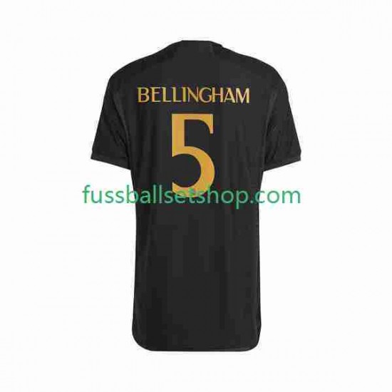 Günstige Fußball Trikotsatz Real Madrid Jude Bellingham 5 Herren Ausweichtrikot 2023-2024 Kurzarm
