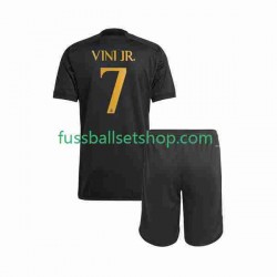 Günstige Fußball Trikotsatz Real Madrid Vini Jr 7 Kinder Ausweichtrikot 2023-2024 Kurzarm