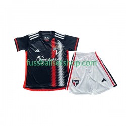 Günstige Fußball Trikotsatz Sao Paulo Kinder Ausweichtrikot 2023-2024 Kurzarm