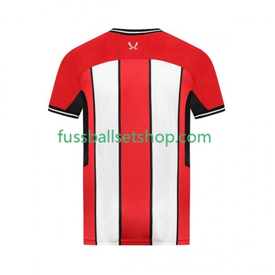 Günstige Fußball Trikotsatz Sheffield United Herren Heimtrikot 2023-2024 Kurzarm