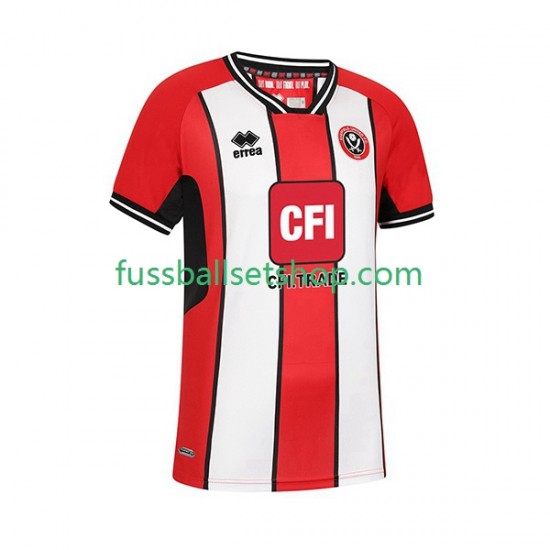 Günstige Fußball Trikotsatz Sheffield United Herren Heimtrikot 2023-2024 Kurzarm