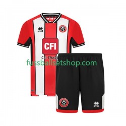 Günstige Fußball Trikotsatz Sheffield United Kinder Heimtrikot 2023-2024 Kurzarm