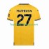 Günstige Fußball Trikotsatz Wolverhampton Wanderers Matheus Nunes 27 Herren Heimtrikot 2023-2024 Kurzarm