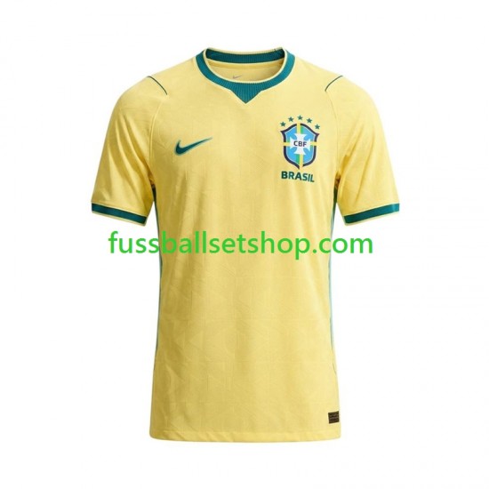 Günstige Fußball Trikotsatz Brasilien Herren Heimtrikot World Cup 2026 Kurzarm