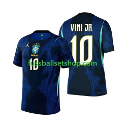 Günstige Fußball Trikotsatz Brasilien Vinicius Junior 10 Herren Auswärtstrikot World Cup 2026 Kurzarm
