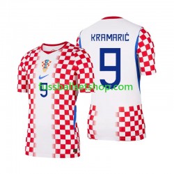 Günstige Fußball Trikotsatz Kroatien Andrej Kramaric 9 Herren Heimtrikot World Cup 2026 Kurzarm