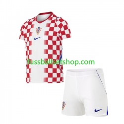 Günstige Fußball Trikotsatz Kroatien Kinder Heimtrikot World Cup 2026 Kurzarm