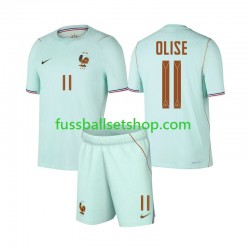 Günstige Fußball Trikotsatz Frankreich Michael Olise 11 Kinder Auswärtstrikot World Cup 2026 Kurzarm