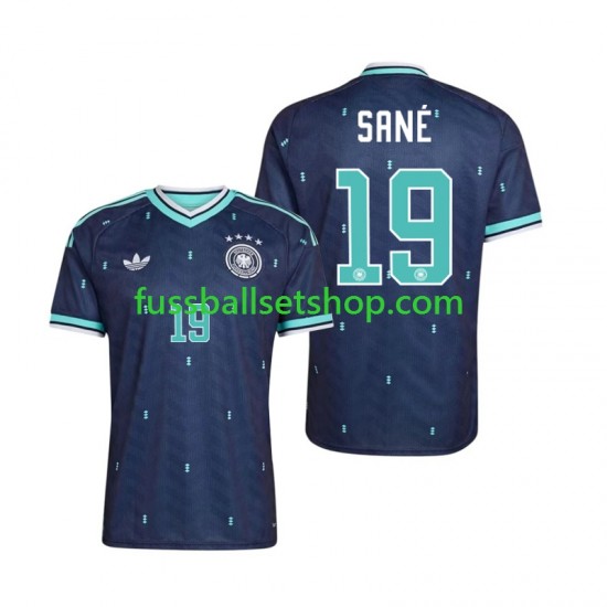 Günstige Fußball Trikotsatz Deutschland Leroy Sane 19 Herren Auswärtstrikot World Cup 2026 Kurzarm
