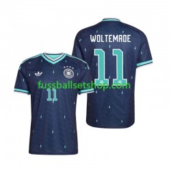 Günstige Fußball Trikotsatz Deutschland Nick Woltemade 11 Herren Auswärtstrikot World Cup 2026 Kurzarm