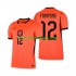 Günstige Fußball Trikotsatz Niederlande Jeremie Frimpong 12 Herren Heimtrikot World Cup 2026 Kurzarm