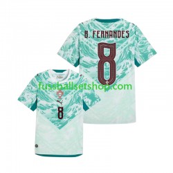 Günstige Fußball Trikotsatz Portugal Bruno Fernandes 8 Herren Auswärtstrikot World Cup 2026 Kurzarm