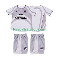 Günstige Fußball Trikotsatz AC Mailand 2001 Retro Kinder Auswärtstrikot 2002 Kurzarm