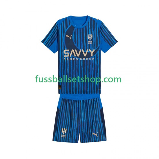 Günstige Fußball Trikotsatz Al Hilal CWC Kinder Heimtrikot 2025-2026 Kurzarm
