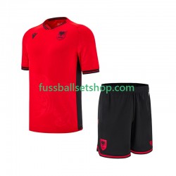 Günstige Fußball Trikotsatz Albanien Kinder Heimtrikot 2025-2026 Kurzarm