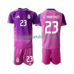 Günstige Fußball Trikotsatz Argentinien Emiliano Martinez 23 Torwart Kinder Heimtrikot 2025 Kurzarm