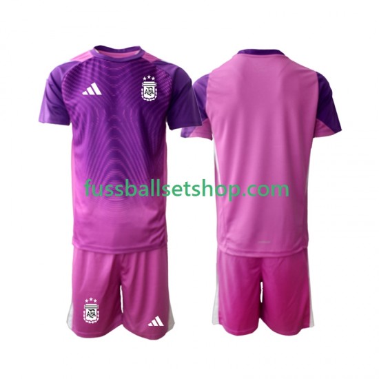 Günstige Fußball Trikotsatz Argentinien Torwart Kinder Heimtrikot 2025 Kurzarm