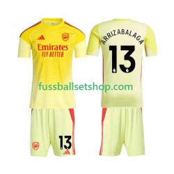 Günstige Fußball Trikotsatz Arsenal Kepa Arrizabalaga 13 Torwart Kinder Heimtrikot 2025-2026 Kurzarm
