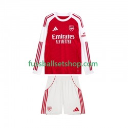 Günstige Fußball Trikotsatz Arsenal Kinder Heimtrikot 2025-2026 Langarm