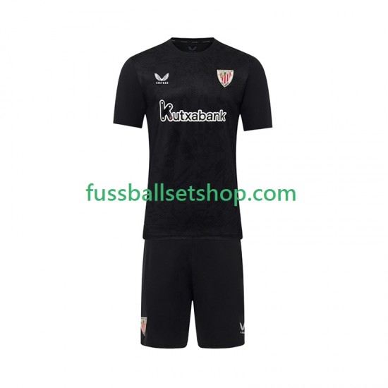 Günstige Fußball Trikotsatz Athletic Bilbao Torwart Kinder Heimtrikot 2025-2026 Kurzarm