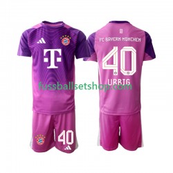Günstige Fußball Trikotsatz FC Bayern München Jonas Urbig 40 Torwart Kinder Viertestrikot 2025-2026 Kurzarm