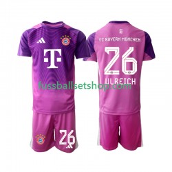 Günstige Fußball Trikotsatz FC Bayern München Sven Ulreich 26 Torwart Kinder Viertestrikot 2025-2026 Kurzarm