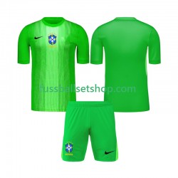 Günstige Fußball Trikotsatz Brasilien Torwart Kinder Heimtrikot 2026 Kurzarm