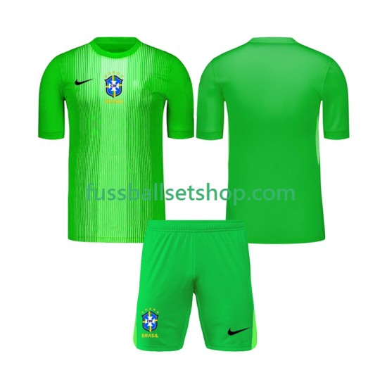 Günstige Fußball Trikotsatz Brasilien Torwart Kinder Heimtrikot 2026 Kurzarm