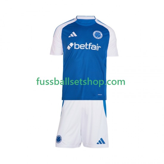 Günstige Fußball Trikotsatz Cruzeiro Kinder Heimtrikot 2025-2026 Kurzarm