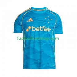 Günstige Fußball Trikotsatz Cruzeiro Herren Ausweichtrikot 2025-2026 Kurzarm