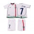 Günstige Fußball Trikotsatz England BECKHAM 7 Retro Kinder Heimtrikot 2002 Kurzarm