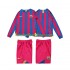 Günstige Fußball Trikotsatz FC Barcelona 2005 Retro Kinder Heimtrikot 2006 Langarm
