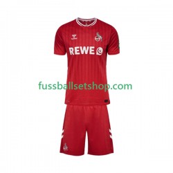 Günstige Fußball Trikotsatz FC Köln Kinder Auswärtstrikot 2025-2026 Kurzarm